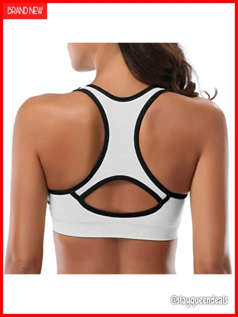 Women's Racerback Sports Bra High Impact Workout Activewear